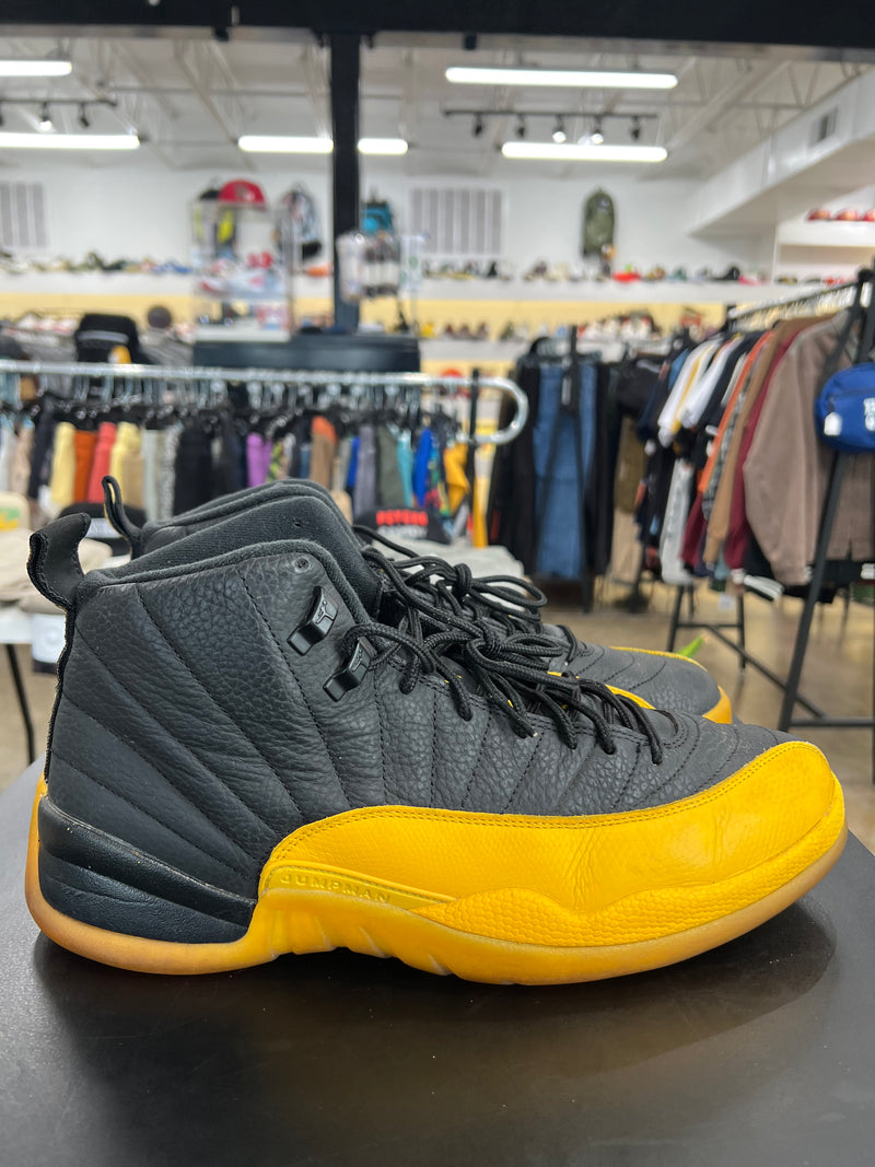 Air Jordan 12 Black University Gold