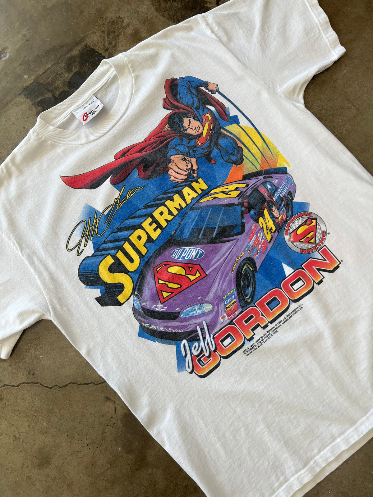 Superman Racing Jeff Gordon Tee