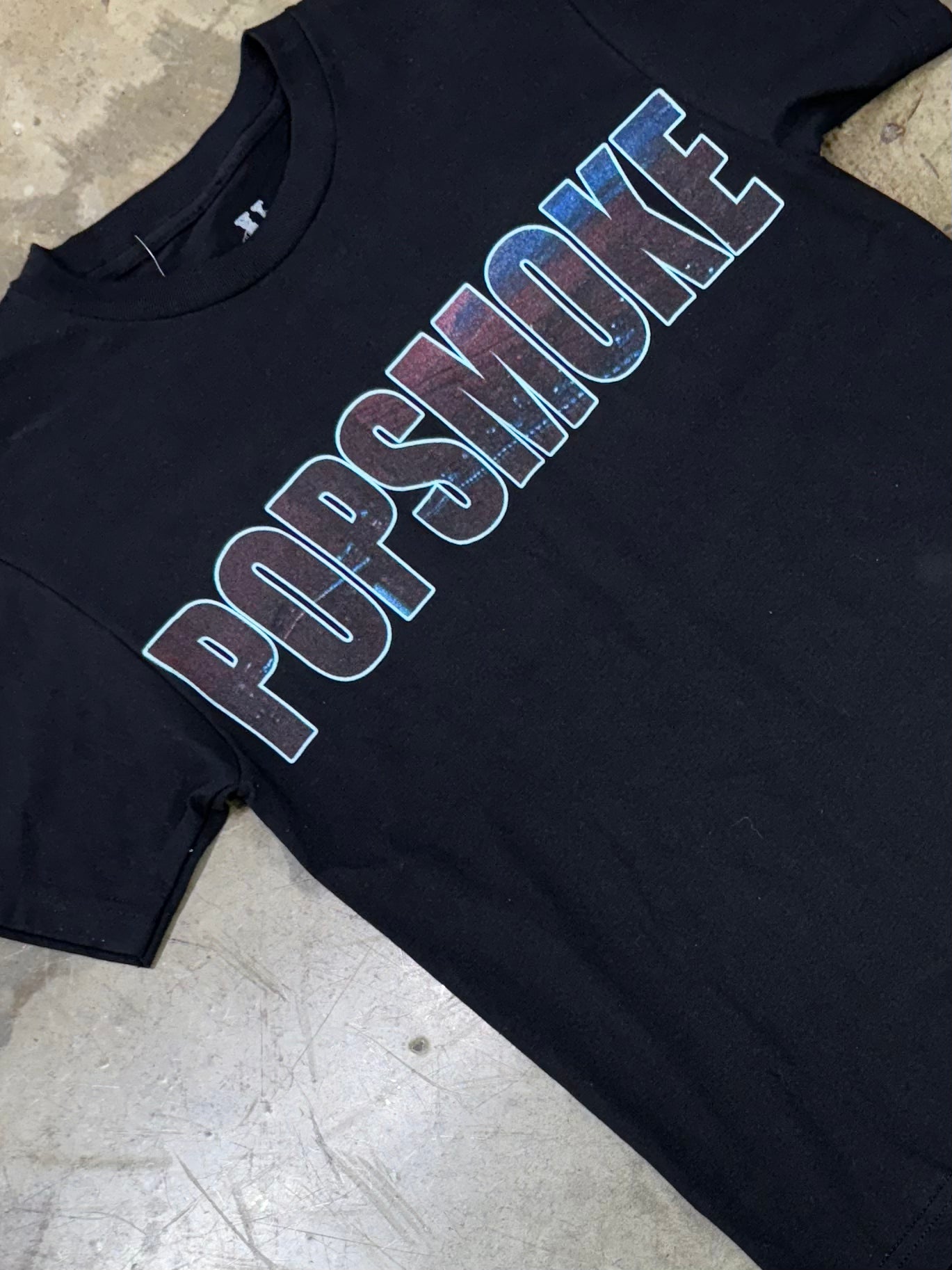 Pop Smoke × Vlone Wraith Tee White XL ②｜ファッション