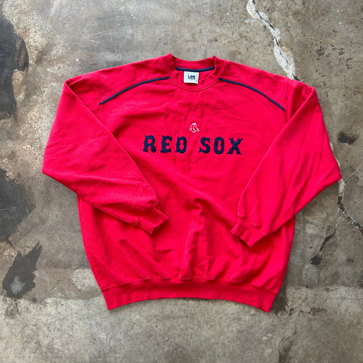 Boston Red Sox Lee Tag Crewneck