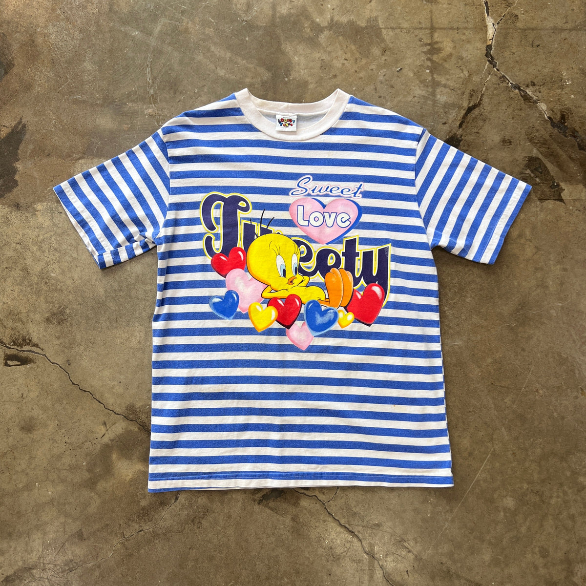 Sweet Love Tweety Stripe Tweety Bird Stripe Tee