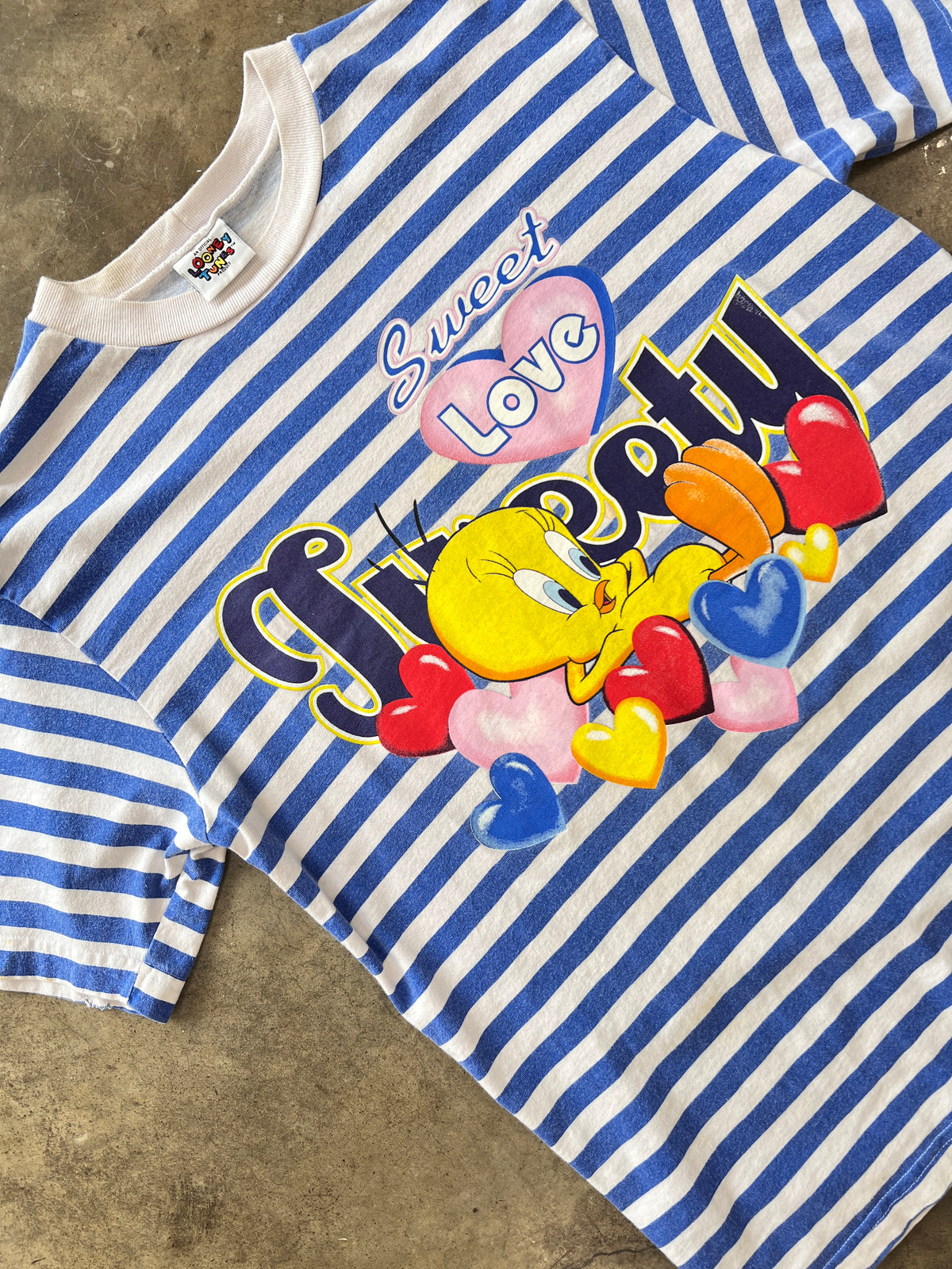 Sweet Love Tweety Stripe Tweety Bird Stripe Tee