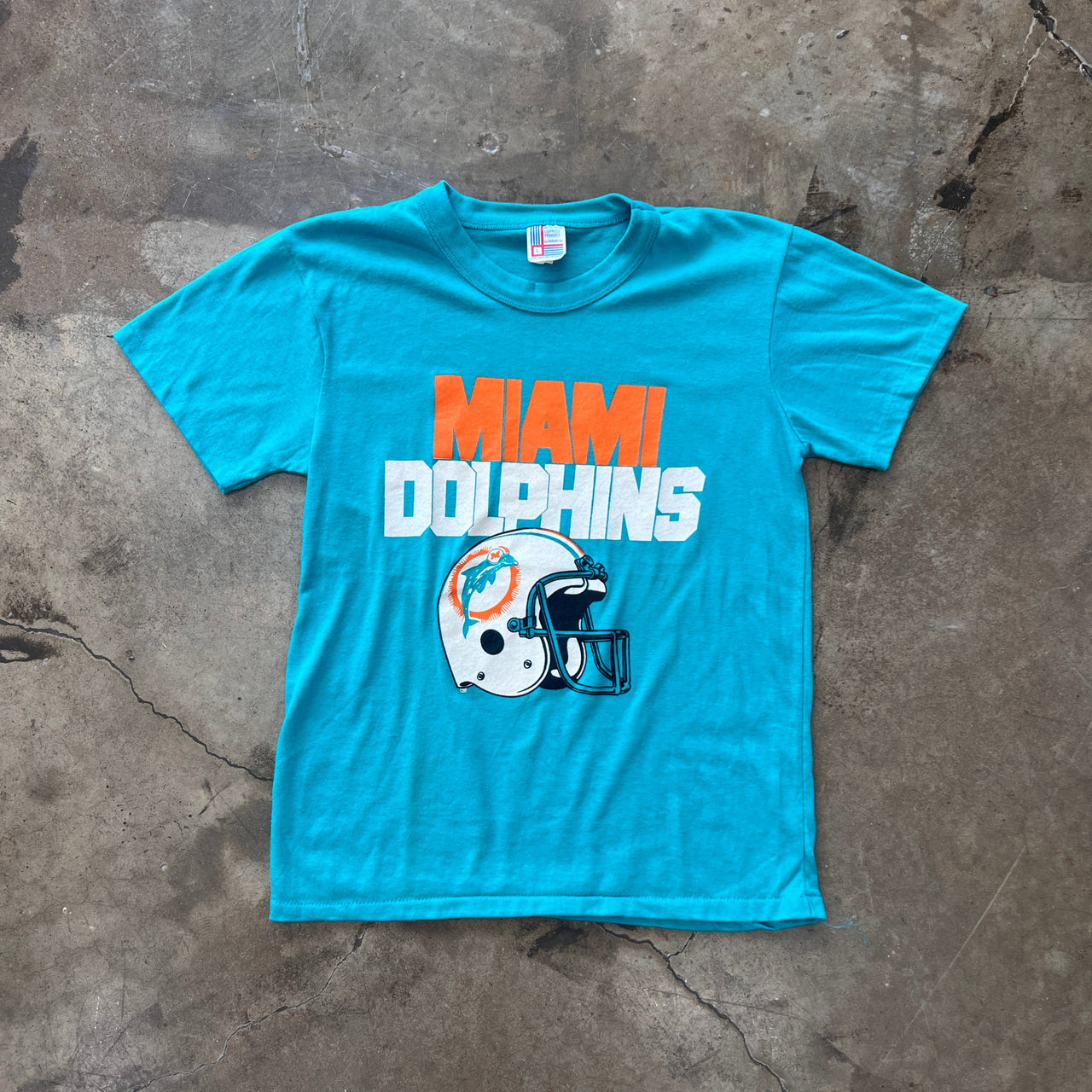 Miami Dolphins Single Stitch Tee