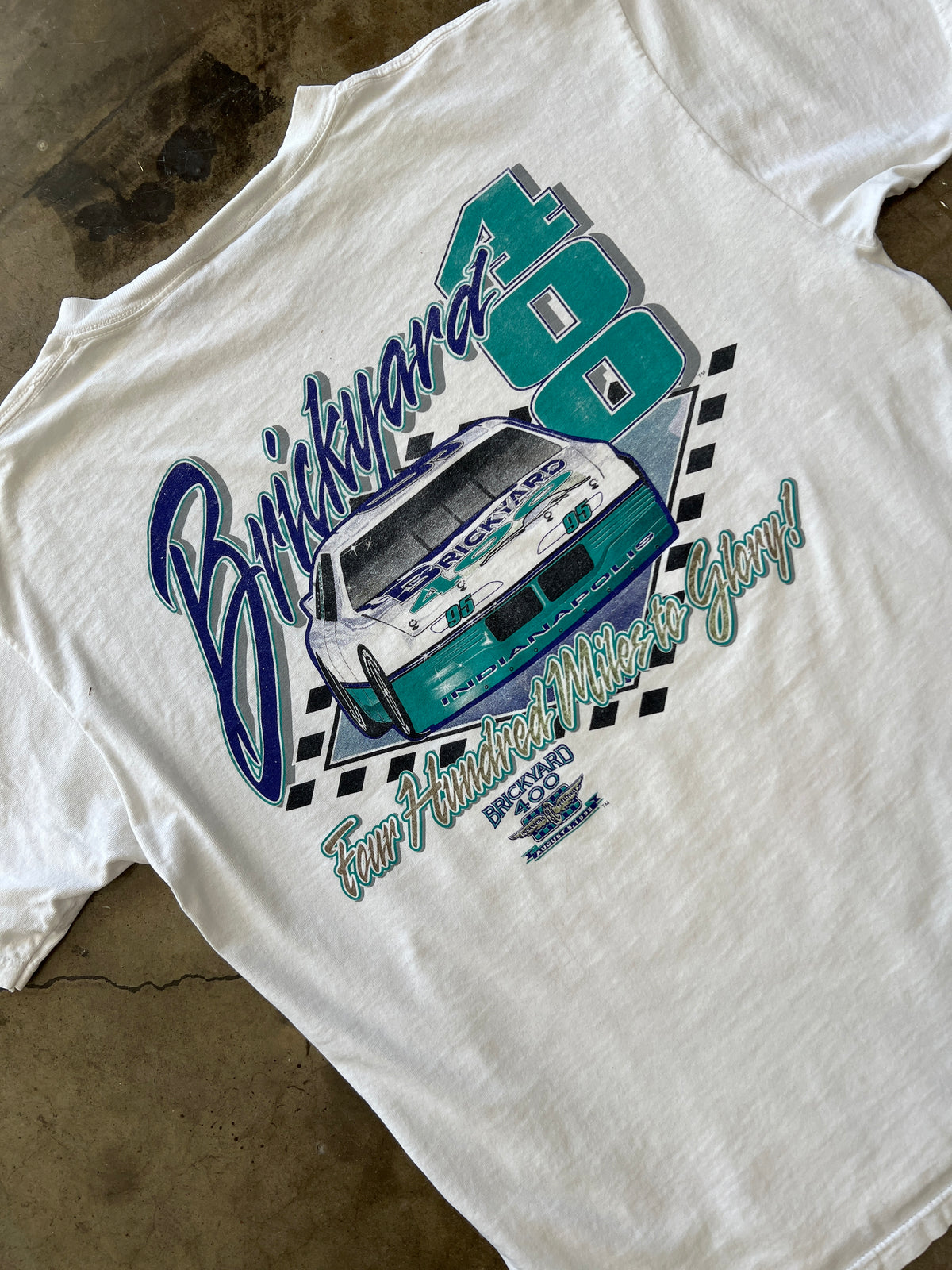 Brickyard 400 Four Hundred Miles to Glory Tee