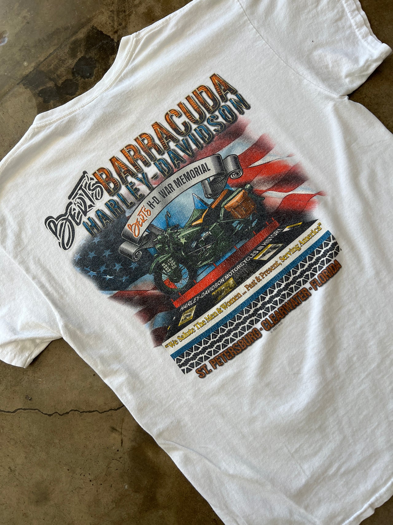 Harley Davidson St. Petersburg Clearwater Florida Tee