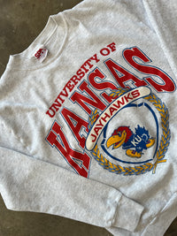 University of Kansas Jay Hawks Crewneck