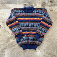 Alpaca Llama Patterned Sweater