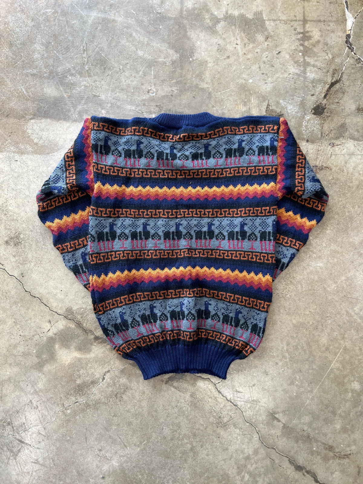 Alpaca Llama Patterned Sweater