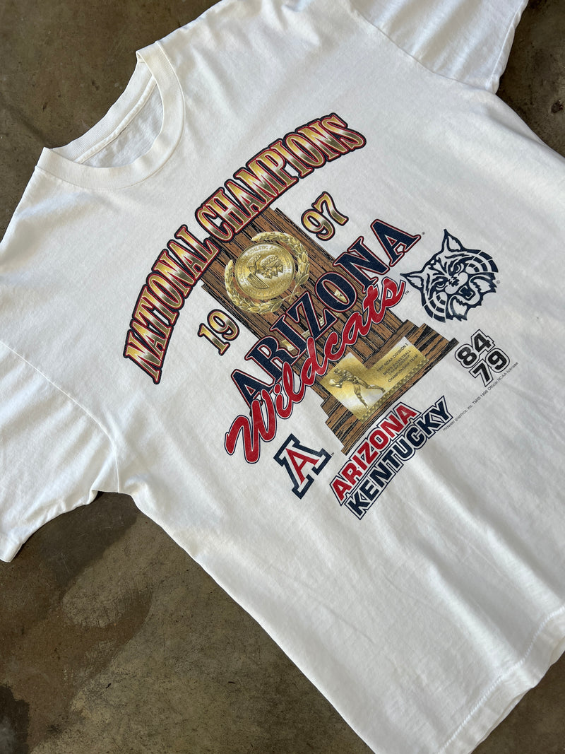 NCAA Arizona Wildcats National Champs Basketball Tee