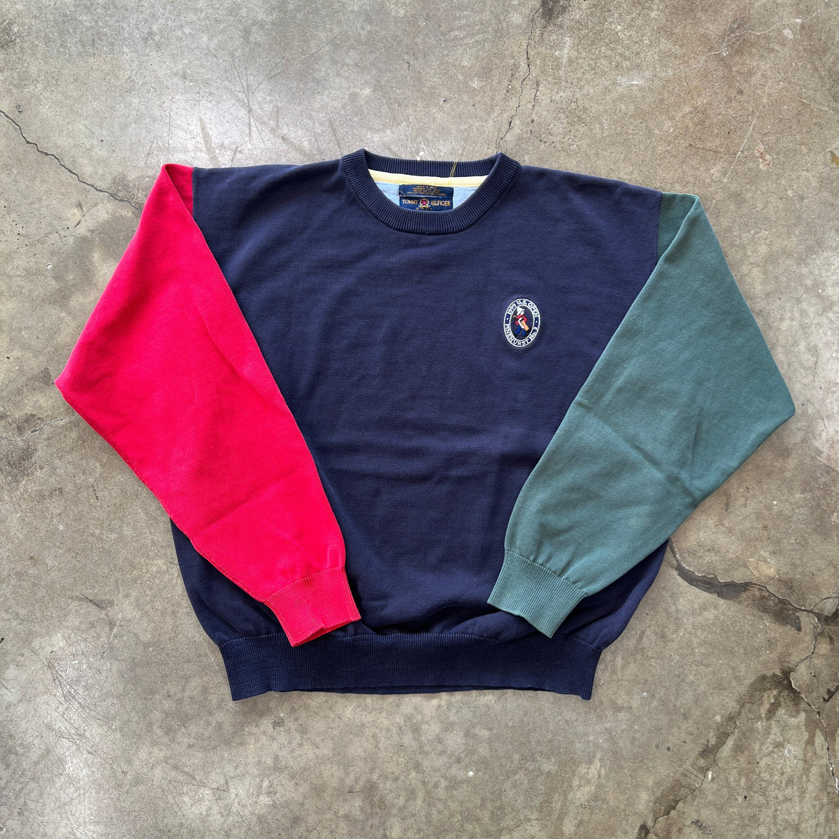 Tommy Hilfiger Color Block Knit Crewneck