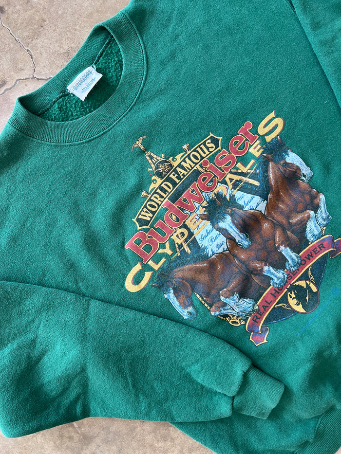 Budweiser Clydesdales Horse Crewneck