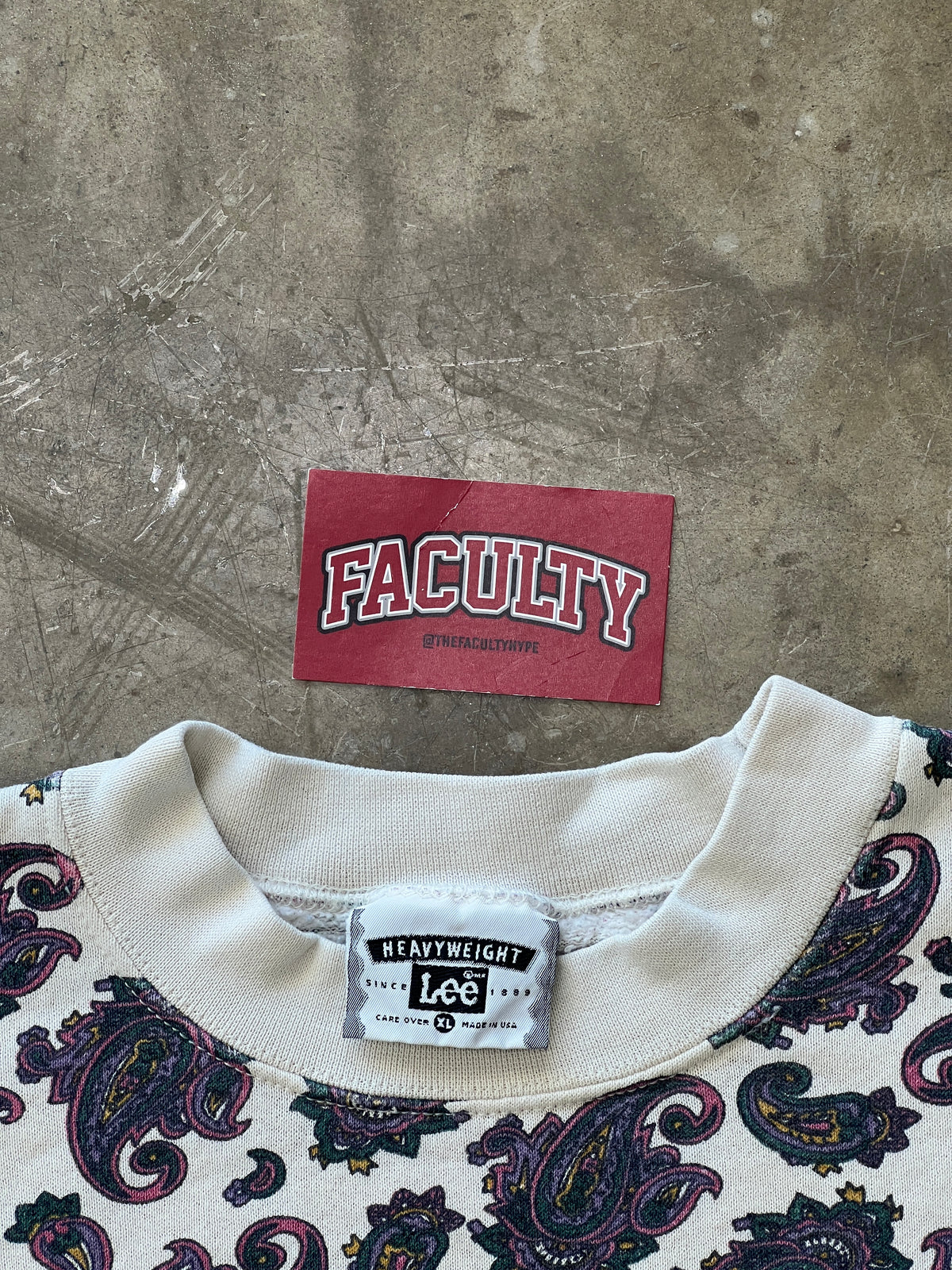 Paisley Lee Tag Crewneck