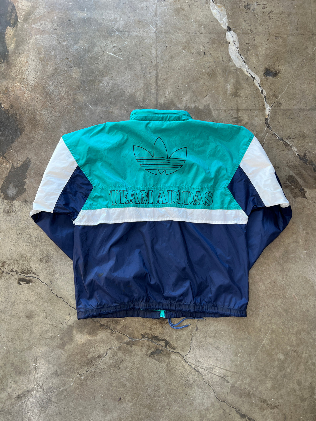 Team Adidas Zip Up Windbreaker