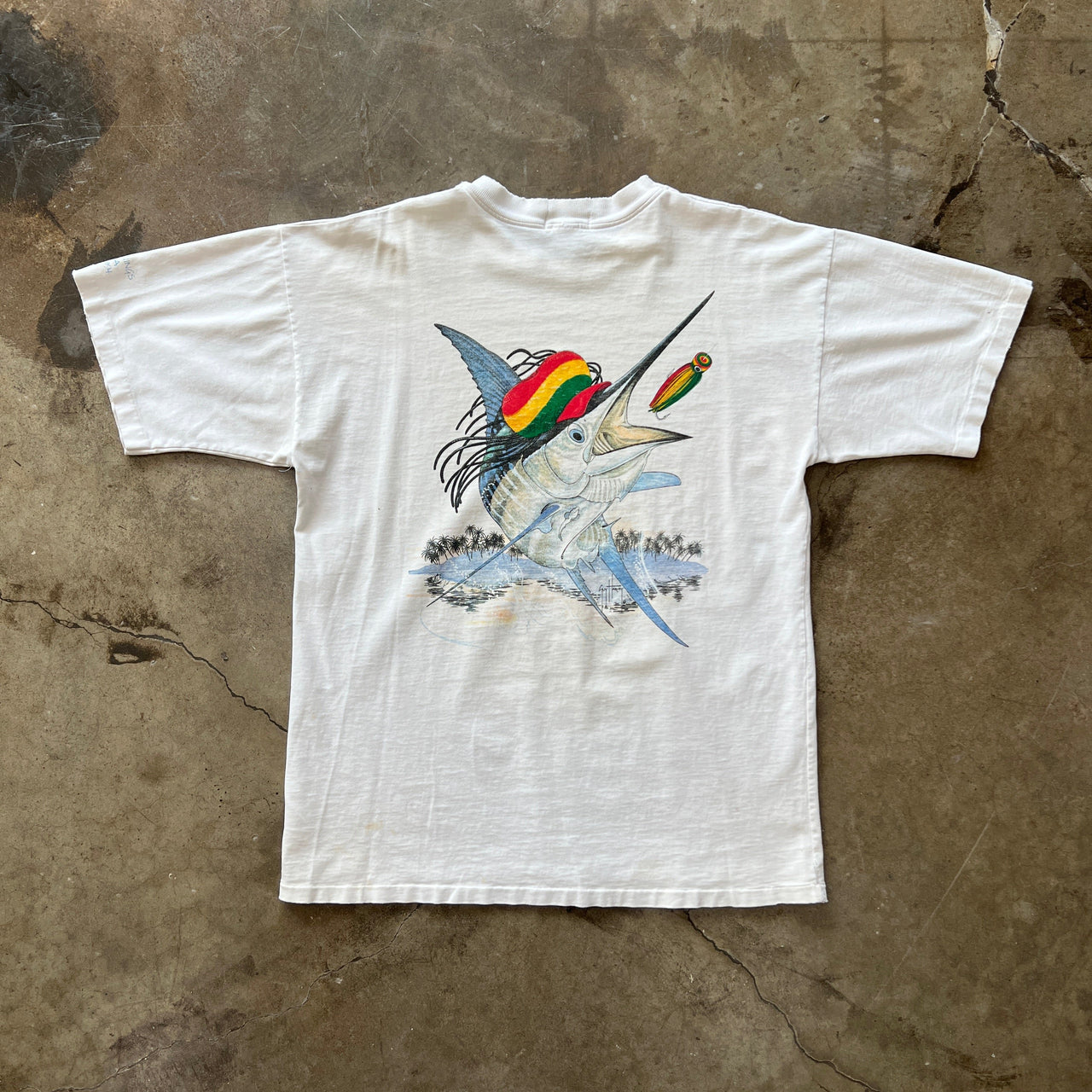 Guy Harvey Jamaican Fishing Swordfish Tee