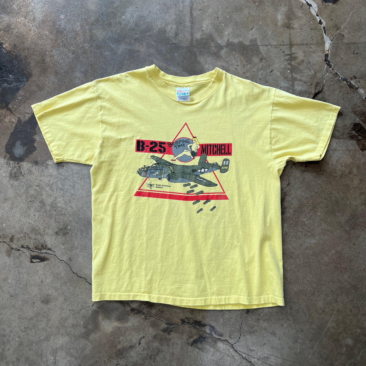 American Aviation B-25 Military Single Stitch Tee