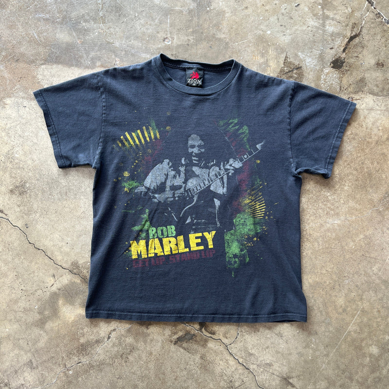 Bob Marley Get Up Stand Up Zion Tag Tee