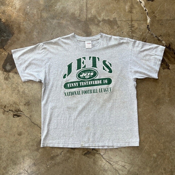 New York Jets Testaverde Jersey Number Tee