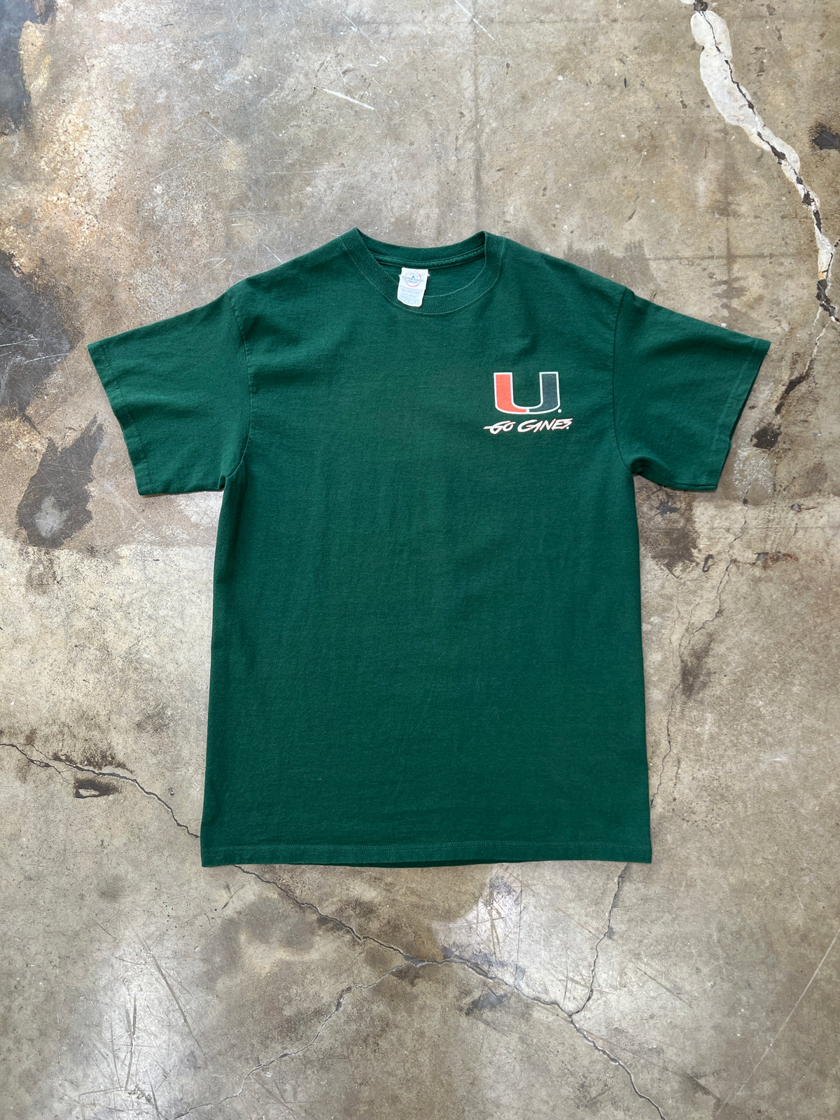 University of Miami Big U Game On Go Canes Tee