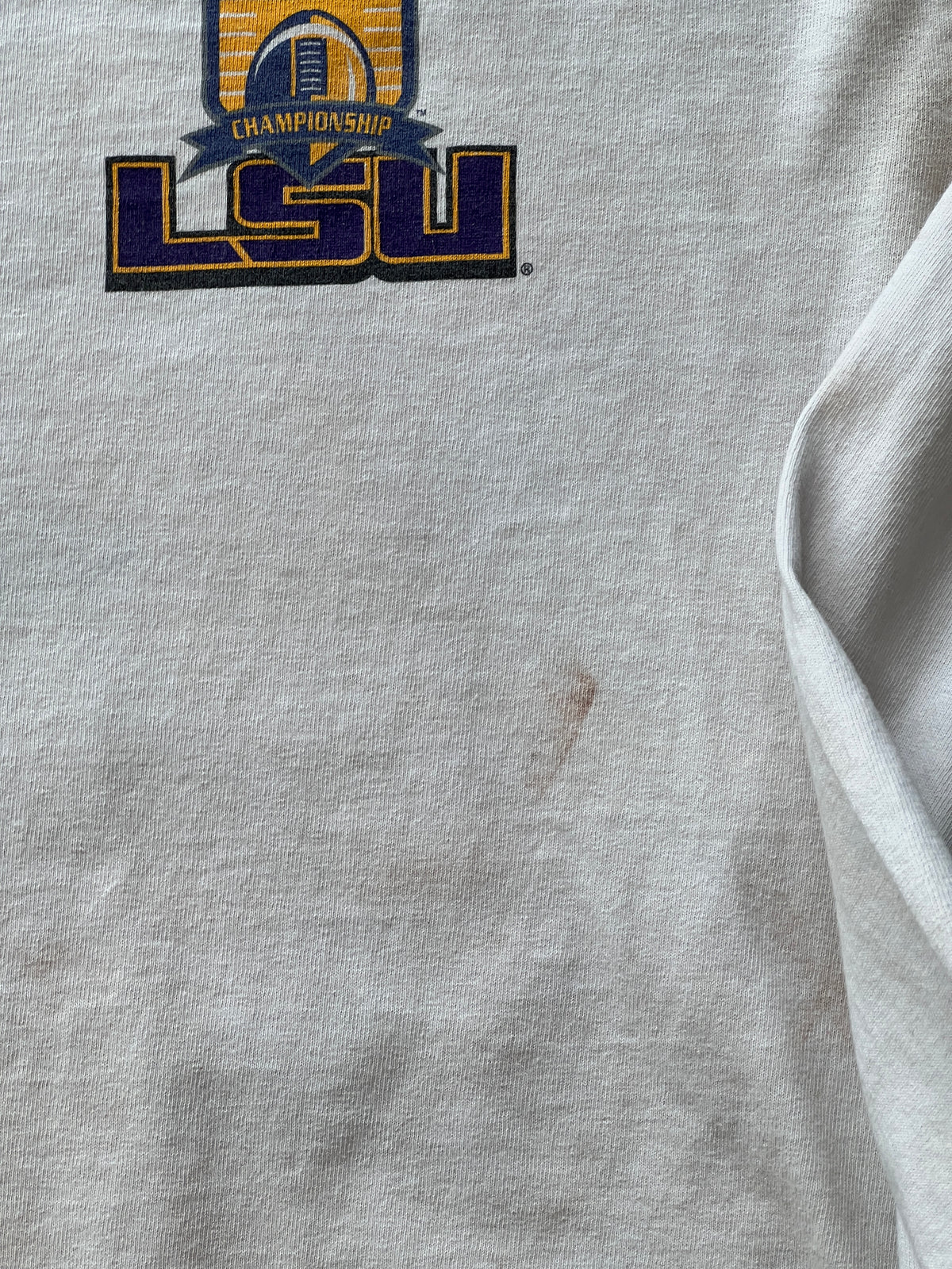 NCAA SEC LSU v. Tennessee Long Sleeve Tee Large