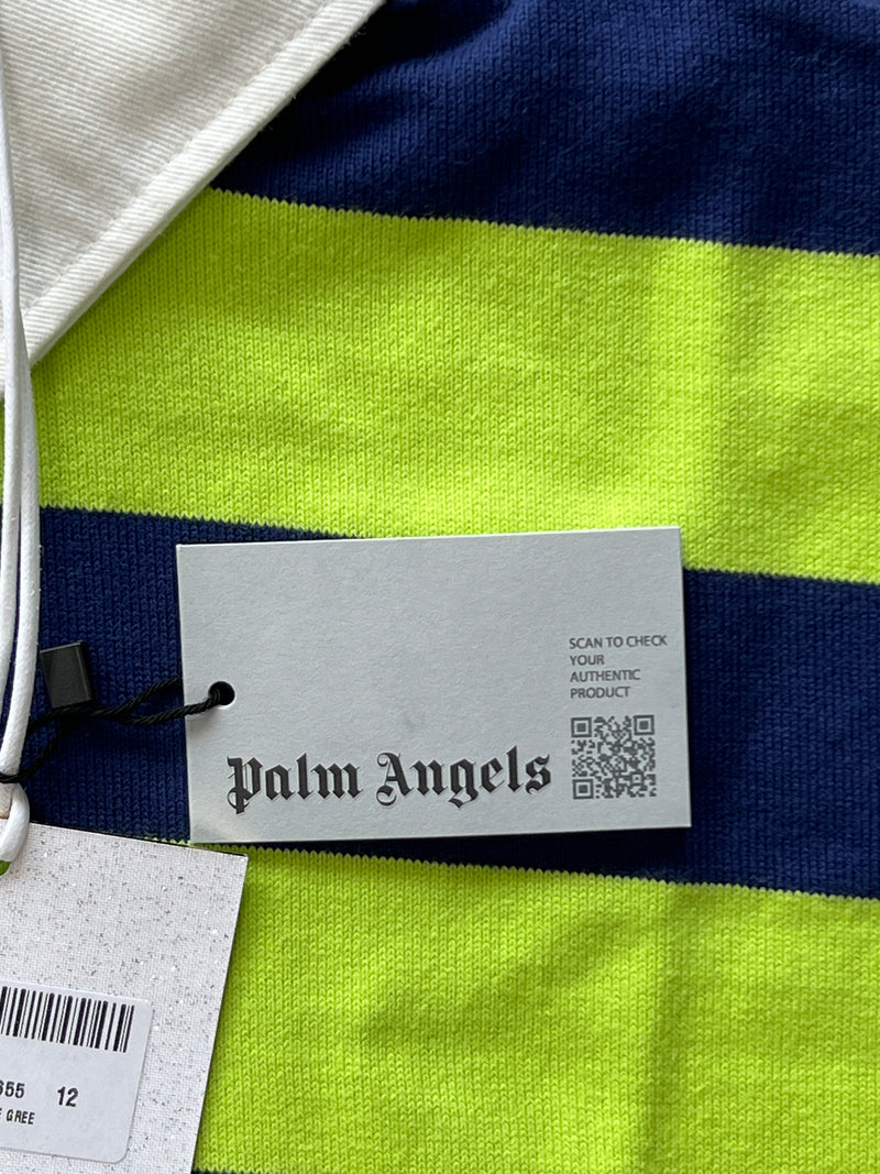 Palm Angels Striped Polo Shirt