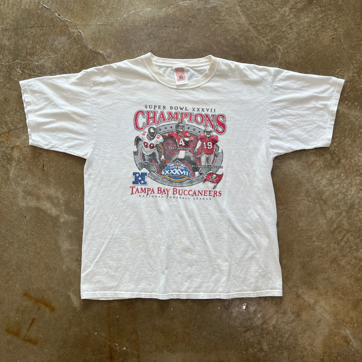 NFL Super Bowl XXXVII Tampa Buccaneers Tee