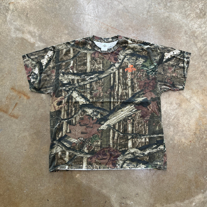 Mossy Oaks Break Up Real Wood Camo Tee XL