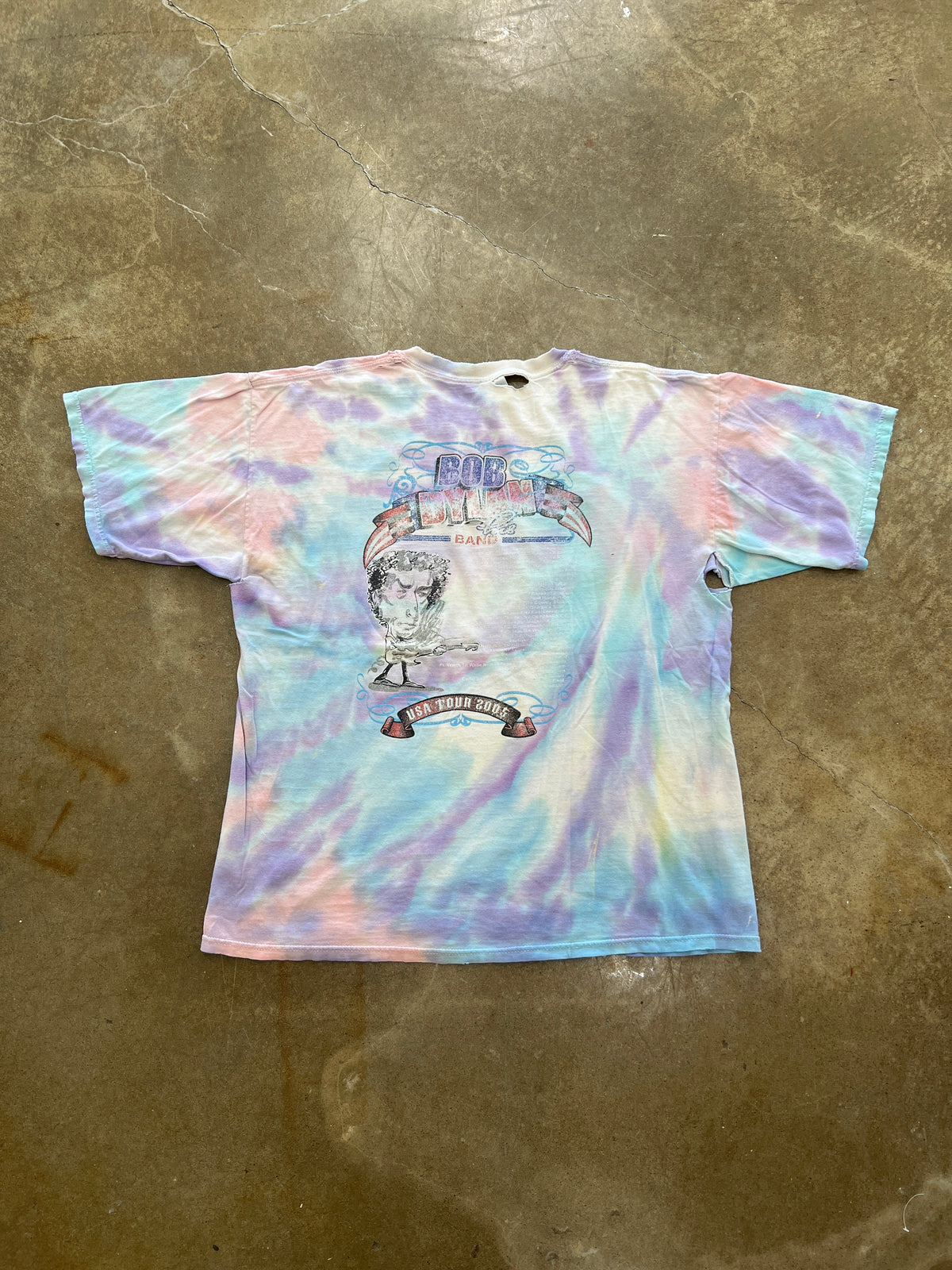 Bob Dylan Tie Dye Tour Tee XL