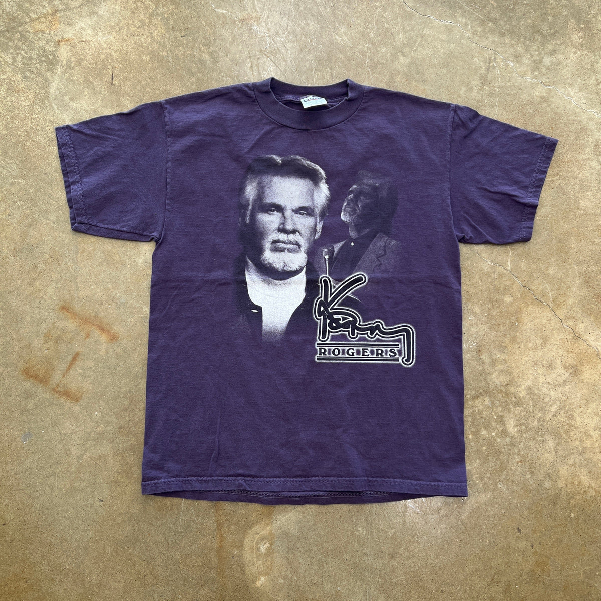 Kenny Rogers Portrait Tee Large