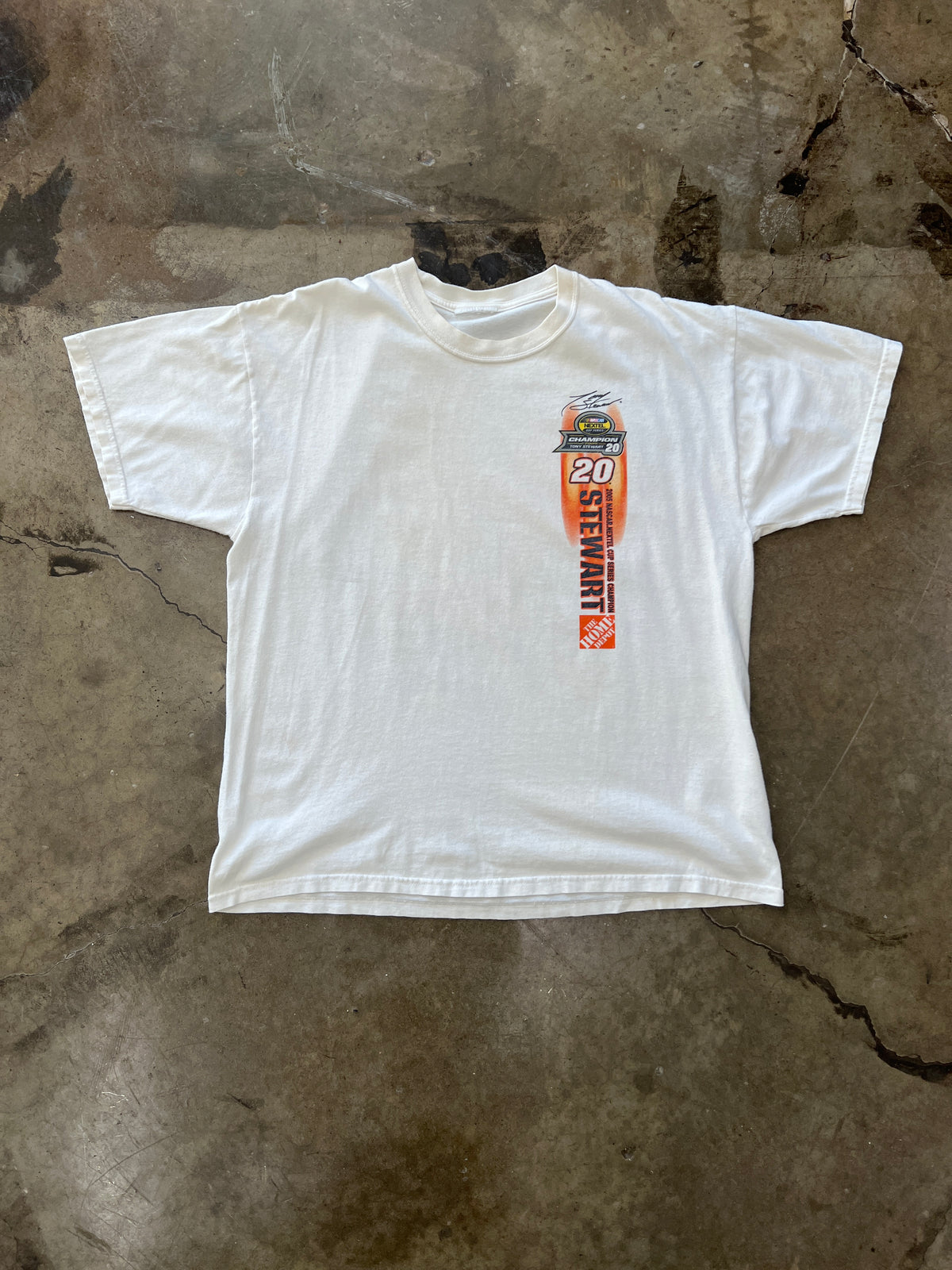 NASCAR Tony Stewart Nextel Cup Series Champ Tee