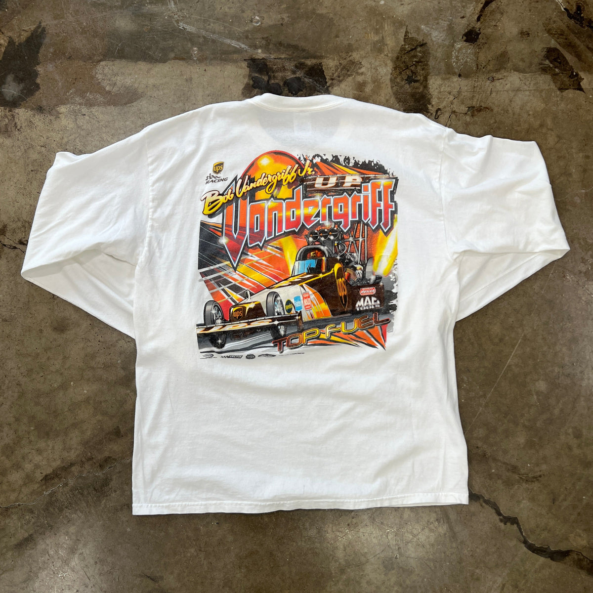 Bob Vandergriff Jr. UPS Top Fuel Racing Long Sleeve Tee