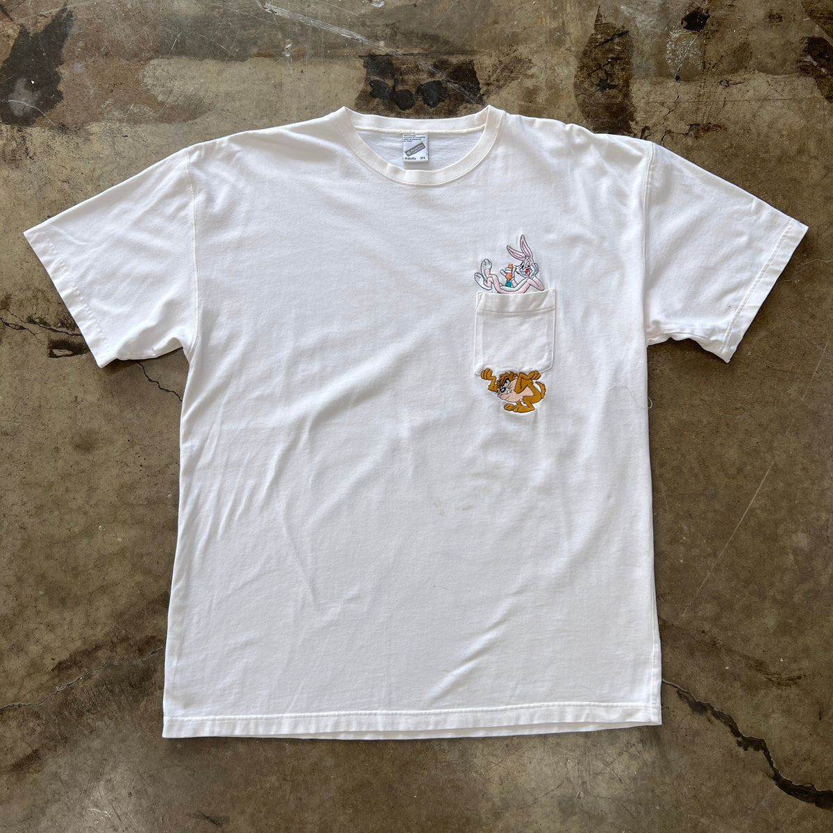 Looney Tune Bugs Bunny Taz Pocket Tee