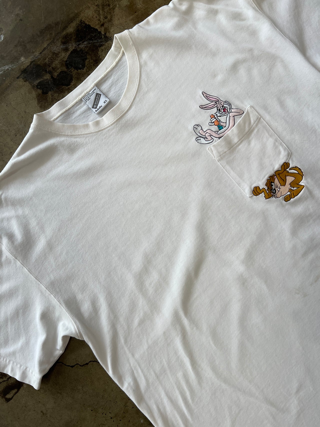 Looney Tune Bugs Bunny Taz Pocket Tee