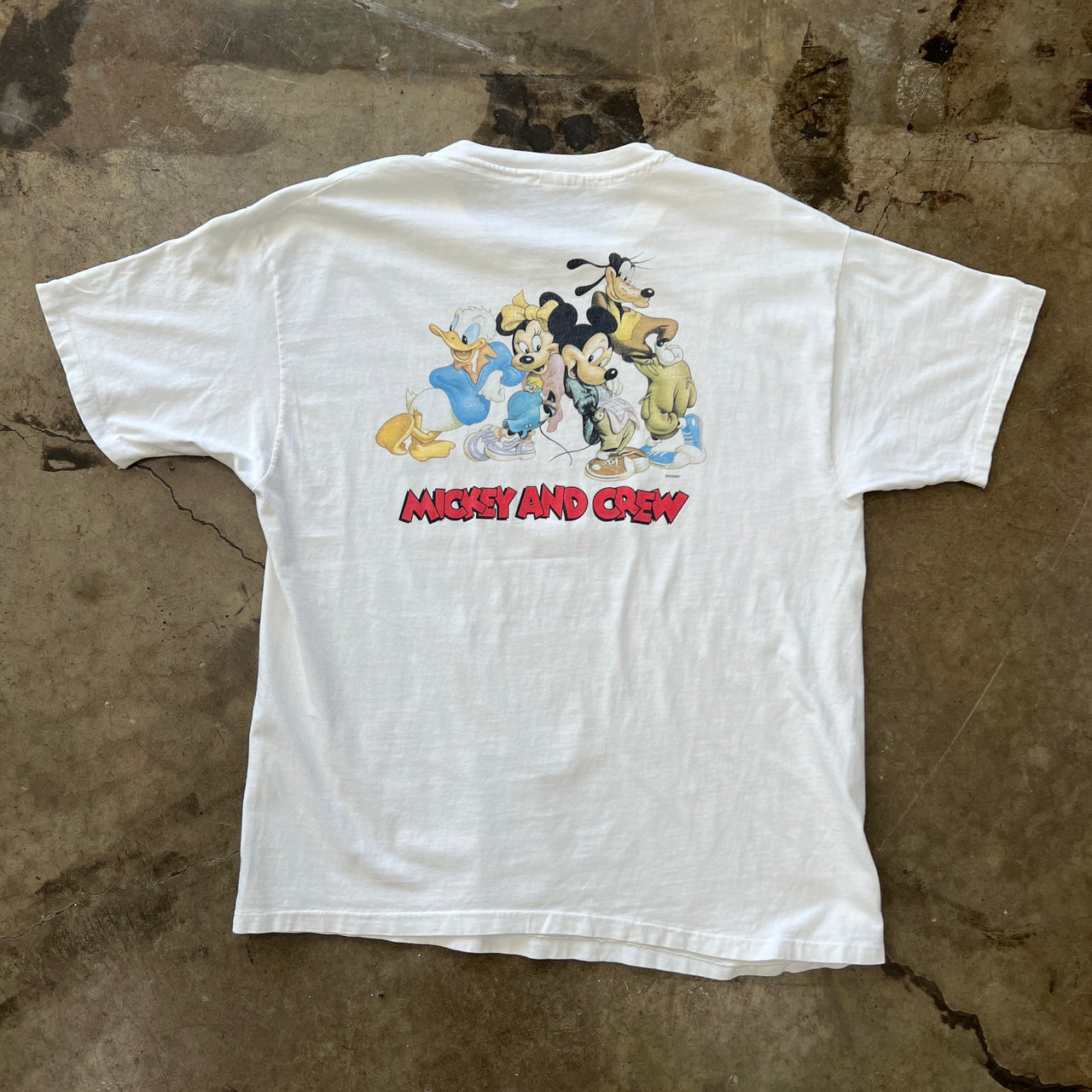 Disney Mickey and Crew Back Graphic Single Stitch Tee