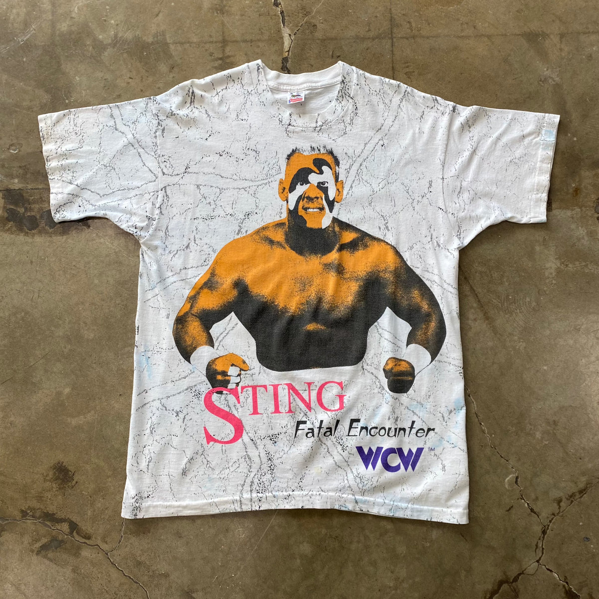 Sting Wrestling WCW AOP Tee