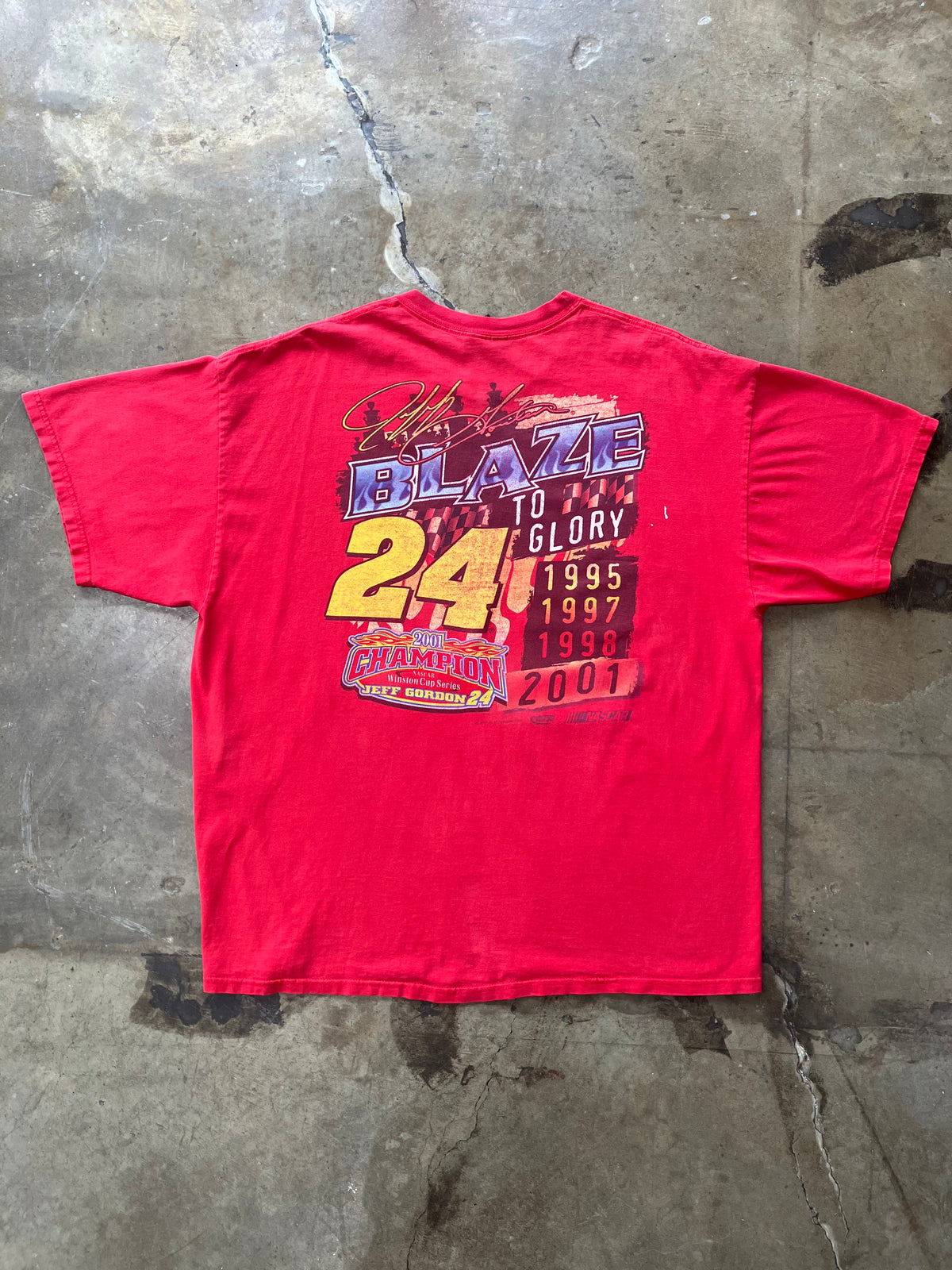 Jeff Gordon Champion Blaze To Glory Tee