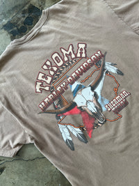 Harley Davidson Texoma Bull Skull Texas Ready to Ride Tee