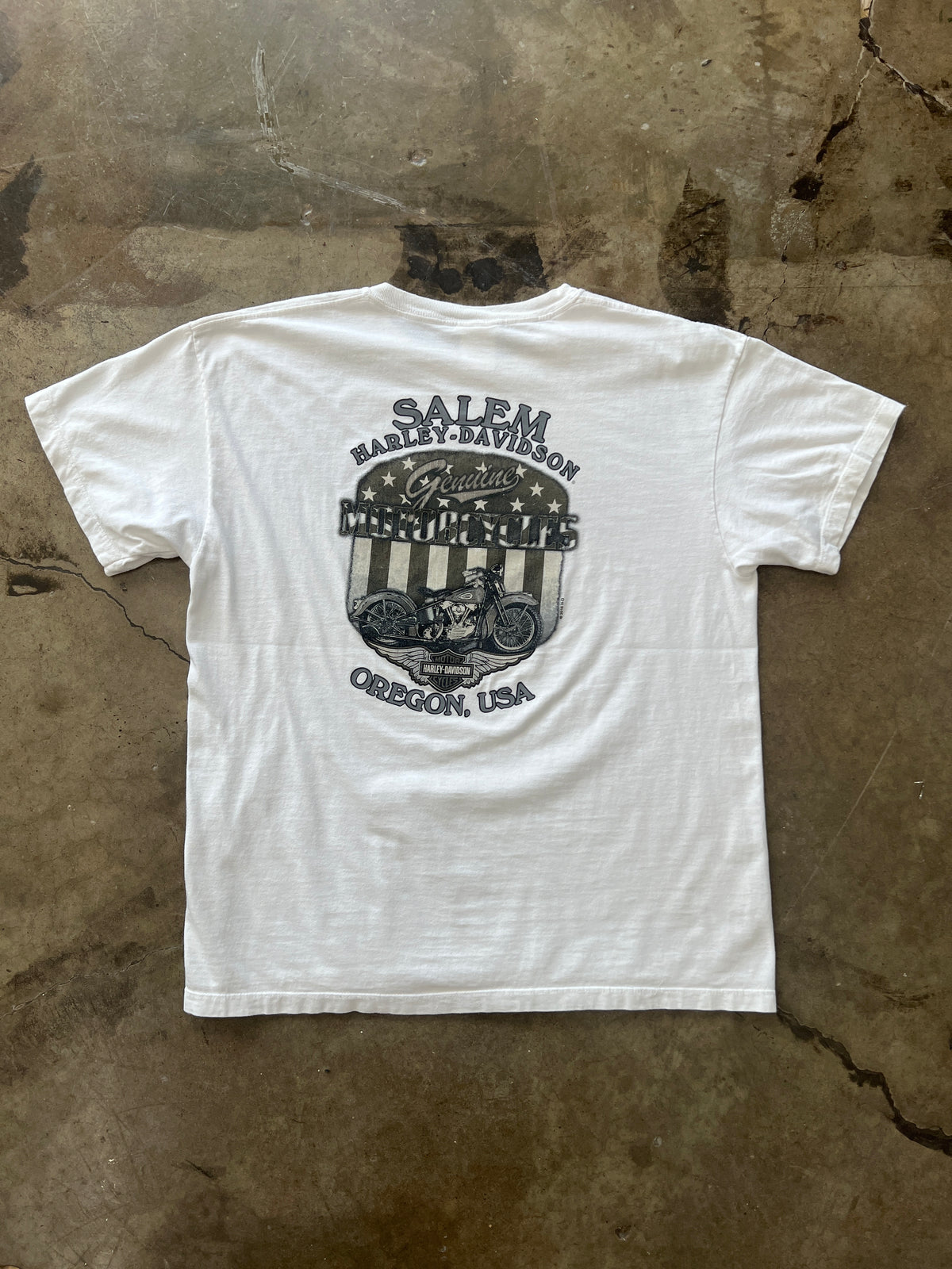 Harley Davidson Freedom Fighter Salem Oregon Tee