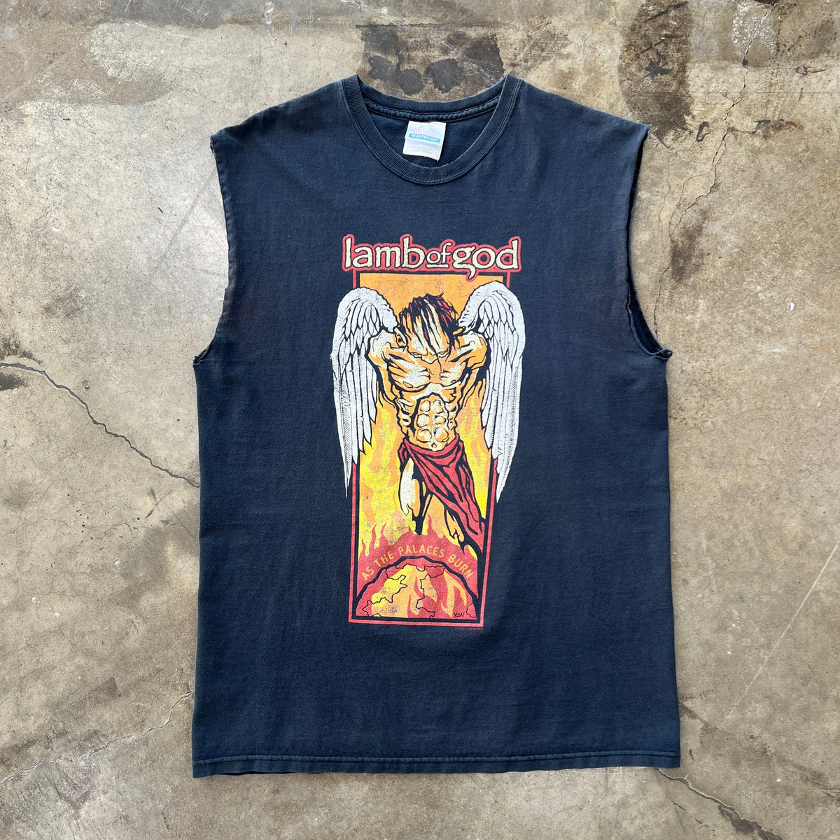 Lamb of God As the Places Burn Cut off Sleeves Tee