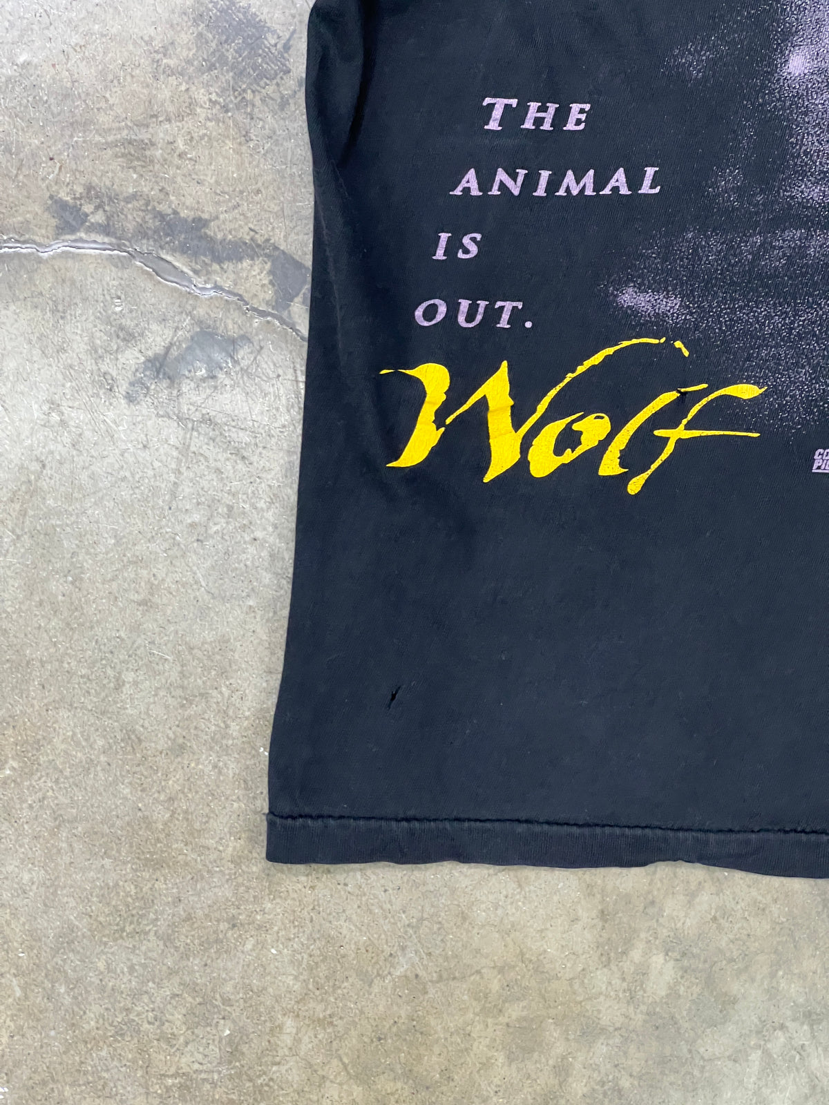 Wolf Movie The Animal Is Out Tee Large