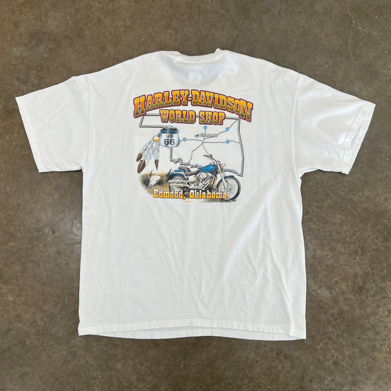 Harley Davidson World Shop Edmond, Oklahoma Tee