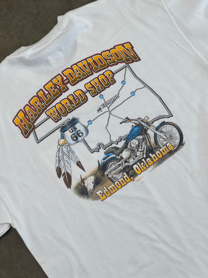 Harley Davidson World Shop Edmond, Oklahoma Tee