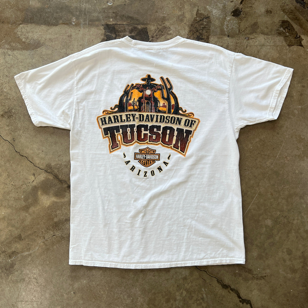 Harley Davidson Tucson Arizona Pocket Tee