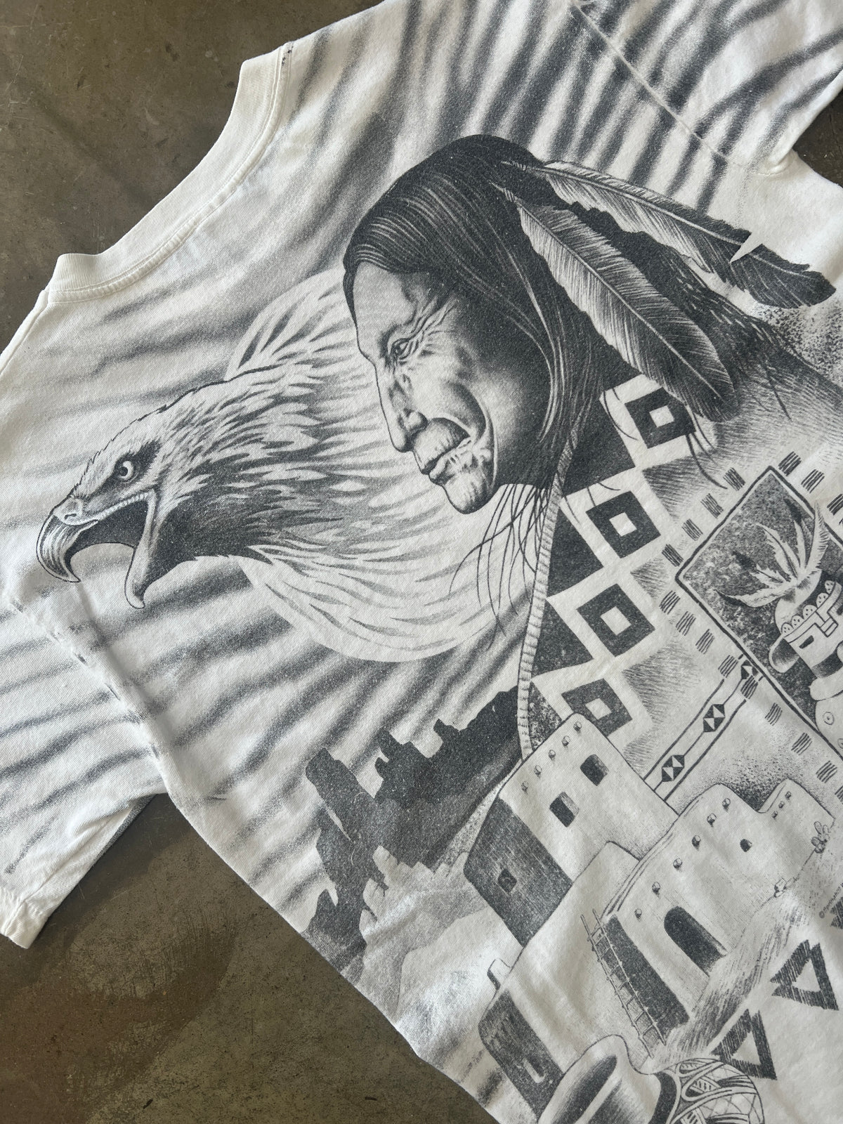 Native American Eagle AOP Tee