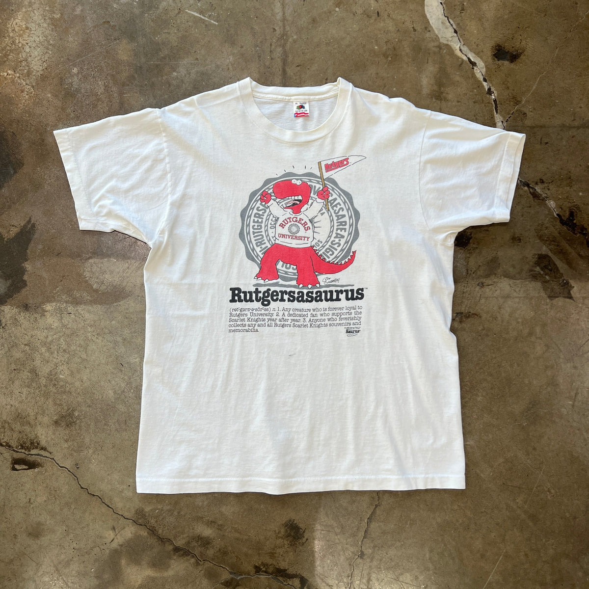 Rutgers University Rutgersasaurus Definition Tee