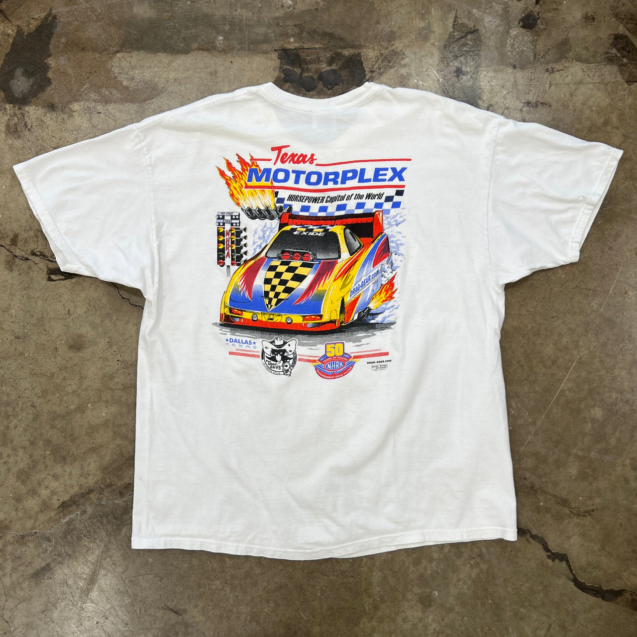 Vintage Texas Motorplex NHRA Dallas Texas Tee