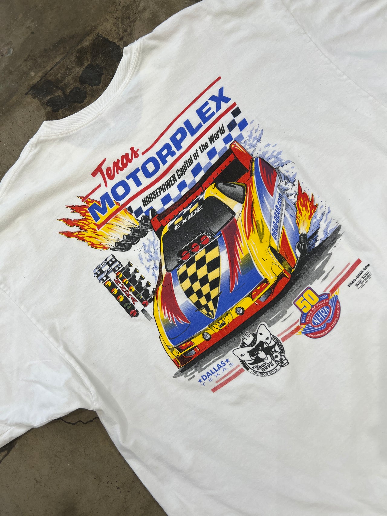 Vintage Texas Motorplex NHRA Dallas Texas Tee