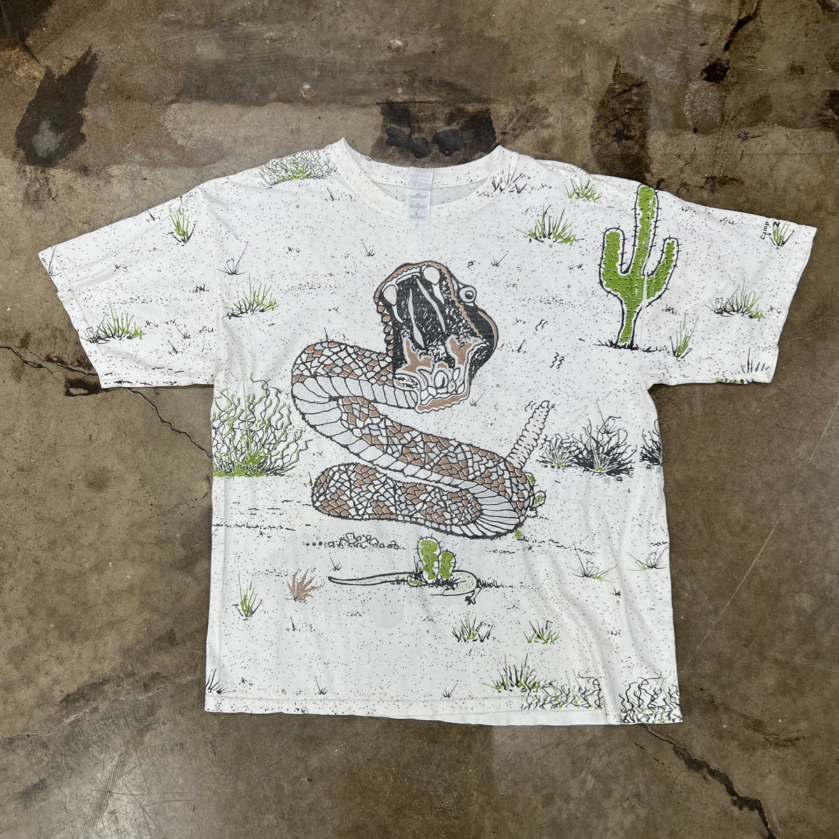 Snake AOP Graphic Nature Tee