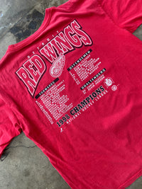 NHL Stanley Cup Detriot Red Wings Champions Tee