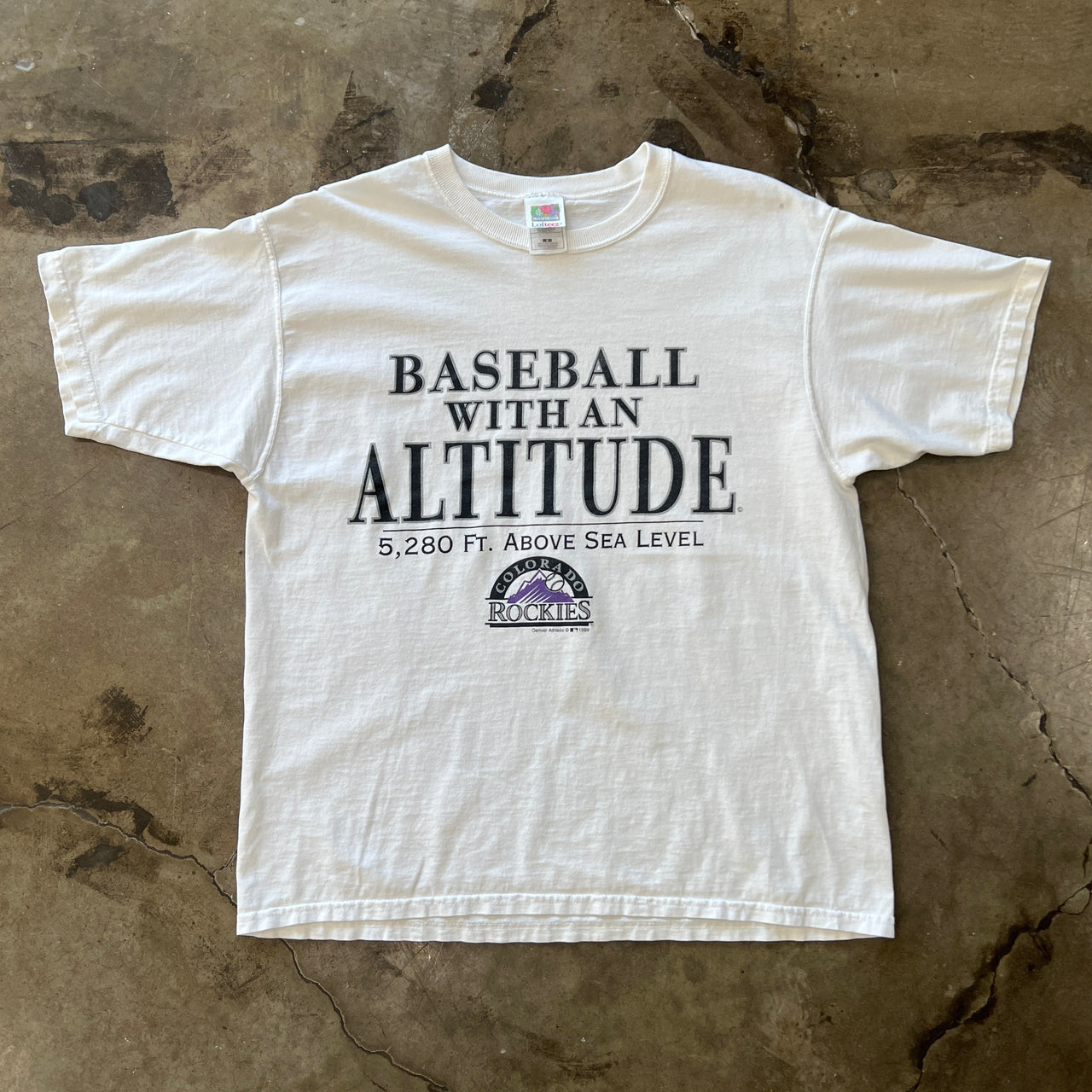 MLB Baseball with an Altitude Colorado Rockies Tee