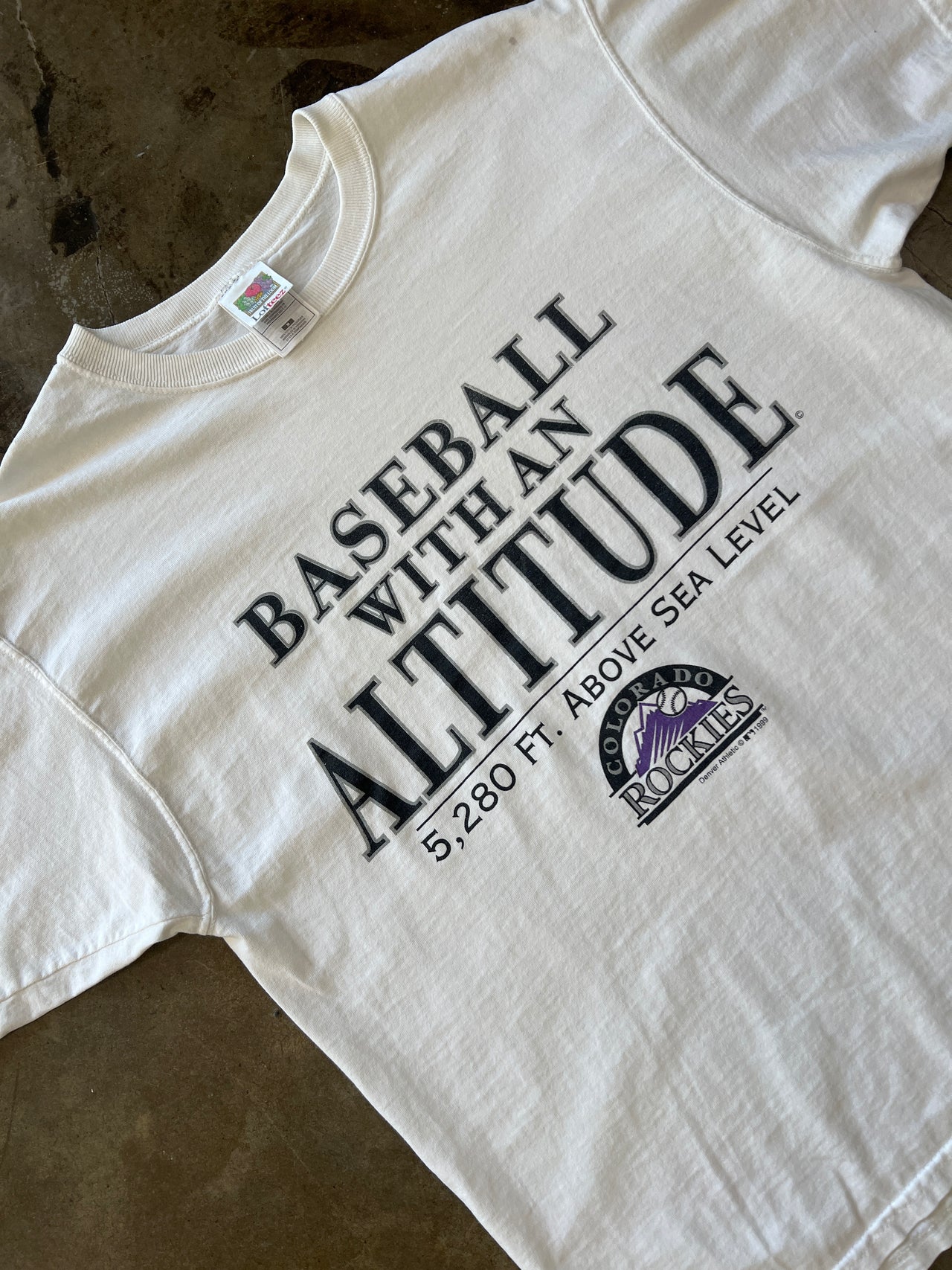 MLB Baseball with an Altitude Colorado Rockies Tee